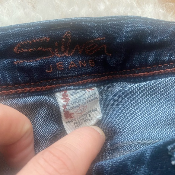 VGC 8/10 Vintage Silver dark denim women’s jeans in Size 27!!! - Picture 4 of 7